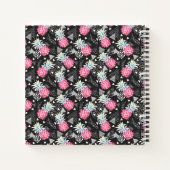 Carnet Motif d'ananas triangle texturé (Dos)