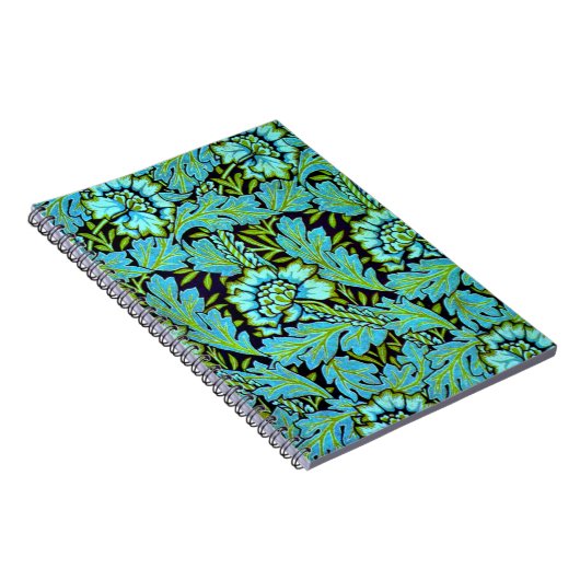 Carnet Motif d'Anemone par William Morris, (Côté Droit)