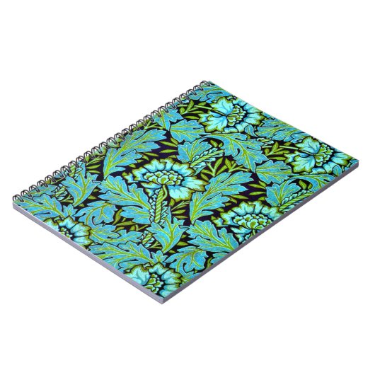 Carnet Motif d'Anemone par William Morris, (Côté gauche)