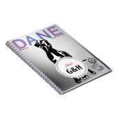 Carnet Motif danois géant monogrammé et magazine spécial (Côté Droit)
