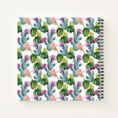 Carnet Motif d'aquarelle Cactus Art (Dos)