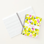 Carnet Motif d'aquarelle citron (Intérieur)