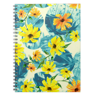 Carnet Motif d'aquarelle créatif et transparent des plant