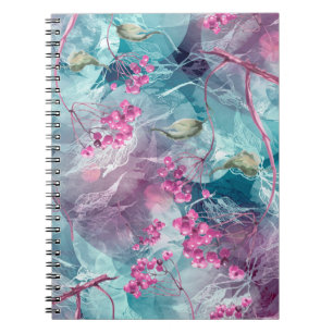 Carnet Motif d'aquarelle de la branche de Birch