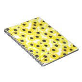 Carnet Motif d'aquarelle des tournesols (Côté Droit)