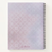 Carnet Motif d'aquarelle fleurie moderne Wreath (Dos)