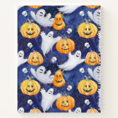 Carnet Motif d'aquarelle Halloween (Dos)