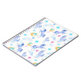 Carnet Motif d'aquarelle magique Unicorn Design Imaginair (Côté gauche)