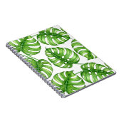 Carnet Motif d'aquarelle Monstera (Côté Droit)