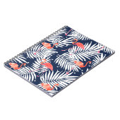 Carnet Motif d'aquarelle transparente avec oiseau flaming (Côté gauche)