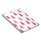 Carnet Motif d'aquarelle transparente avec pastèque (Côté Droit)
