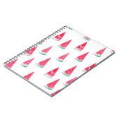 Carnet Motif d'aquarelle transparente avec pastèque (Côté gauche)