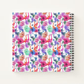 Carnet Motif d'aquarelle tropicale (Dos)
