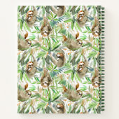 Carnet Motif d'aquarelle tropicale (Dos)