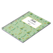 Carnet Motif d'arbre de Noël (Côté gauche)