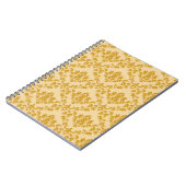 Carnet Motif d'arrière-plan Damask transparent, abstrait, (Côté gauche)