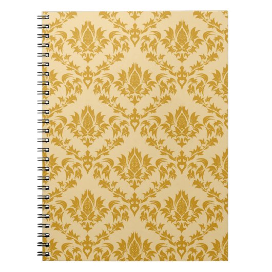 Carnet Motif d'arrière-plan Damask transparent, abstrait, (Devant)