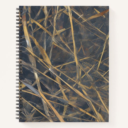 Carnet motif d'art moderne Abstrait (Devant)