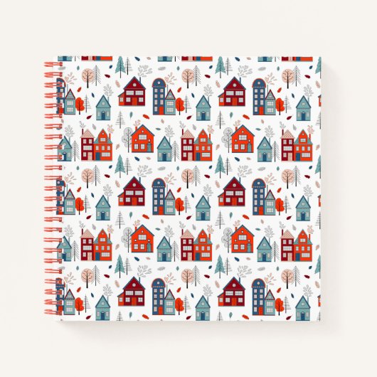 Carnet Motif d'art populaire de la Maison scandinave (Devant)