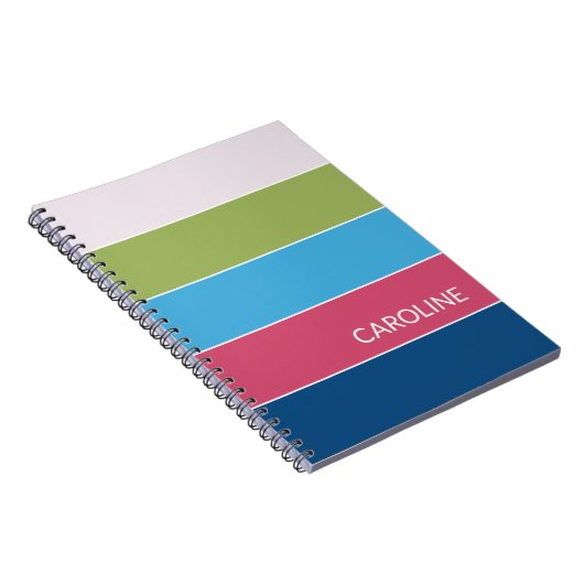 Carnet Motif d'art Retro multicouleur (Côté Droit)