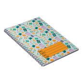 Carnet Motif d'articles scolaires (Côté Droit)