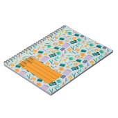 Carnet Motif d'articles scolaires (Côté gauche)