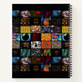 Carnet Motif d'arts pop décoratifs (Dos)