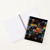 Carnet Motif d'arts pop décoratifs (Intérieur)