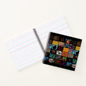 Carnet Motif d'arts pop décoratifs (Intérieur)