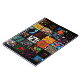 Carnet Motif d'arts pop décoratifs (Côté gauche)