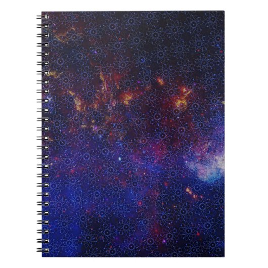 Carnet Motif d'atome (Devant)