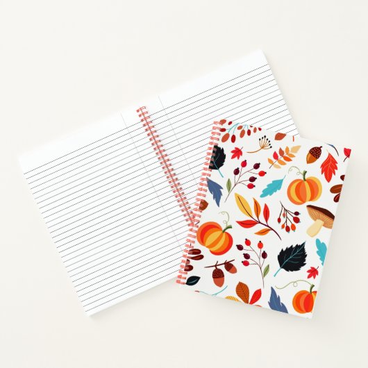 Carnet Motif d'automne (Intérieur)
