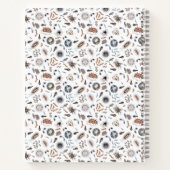 Carnet Motif de bactéries et de virus (Dos)