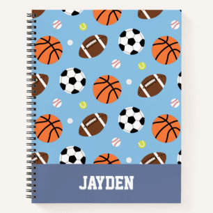 Carnet Motif de ballons pour enfants personnalisé pour le