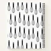 Carnet Motif de balloon blanc noir Recette (Dos)