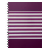 Carnet Motif de bande | Coloré moderne (Devant)