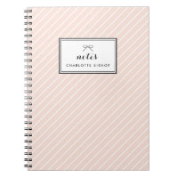 Motif de bandes Diagonal Blush Personnalisé
