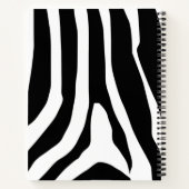Carnet Motif de bandes d'impression Zebra customisé (Dos)