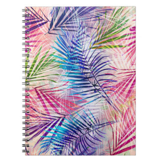 Carnet Motif de basculement Feuilles d'aquarelle Abstrait