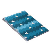 Carnet Motif de bateaux à papier (Côté Droit)