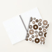 Carnet Motif de beignes, beignets de chocolat, beignets d (Intérieur)