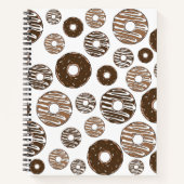 Carnet Motif de beignes, beignets de chocolat, beignets d (Devant)