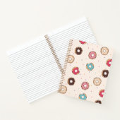 Carnet Motif de beignets sucrés (Intérieur)