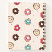 Carnet Motif de beignets sucrés (Dos)