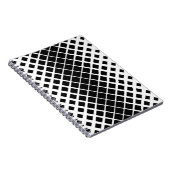 Carnet Motif de blocs de Carré de dissolution noir modern (Côté Droit)