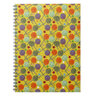 Carnet Motif de bonbons Motif de sucettes sucette 30