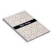 Carnet Motif de boulettes de spaghetti cool (Côté Droit)