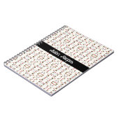Carnet Motif de boulettes de spaghetti cool (Côté gauche)