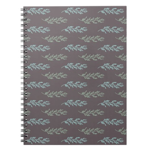 Carnet motif de branche (Devant)