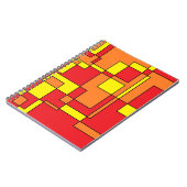 Carnet Motif de briques Abstrait (Côté gauche)